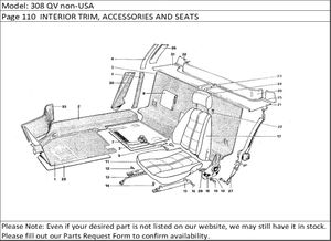 308 QV non-USA Page 110  INTERIOR TRIM, ACCESSORIES AND SEATS