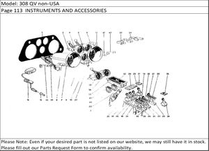 308 QV non-USA Page 113  INSTRUMENTS AND ACCESSORIES