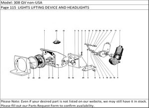 308 QV non-USA Page 115  LIGHTS LIFTING DEVICE AND HEADLIGHTS