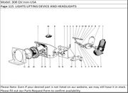 308 QV non-USA Page 115  LIGHTS LIFTING DEVICE AND HEADLIGHTS