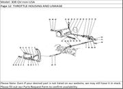 308 QV non-USA Page 12  THROTTLE HOUSING AND LINKAGE