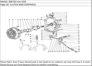 308 QV non-USA Page 18  CLUTCH AND CONTROLS