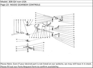 308 QV non-USA Page 23  INSIDE GEARBOX CONTROLS