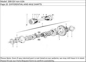 308 QV non-USA Page 25  DIFFERENTIAL AND AXLE SHAFTS
