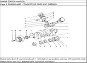 308 QV non-USA Page 3  CRANKSHAFT  CONNECTING RODS AND PISTONS