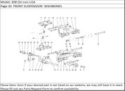 308 QV non-USA Page 33  FRONT SUSPENSION  WISHBONES