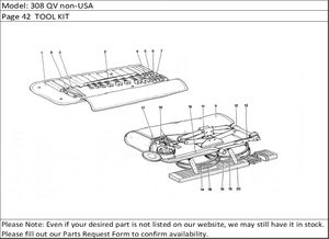 308 QV non-USA Page 42  TOOL KIT