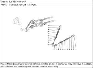 308 QV non-USA Page 7  TIMING SYSTEM  TAPPETS