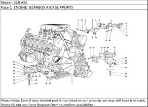 328 ABS Page 1  ENGINE  GEARBOX AND SUPPORTS