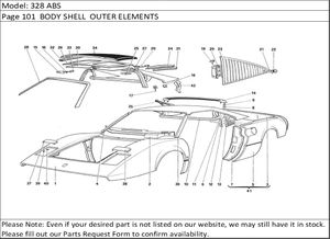 328 ABS Page 101  BODY SHELL  OUTER ELEMENTS