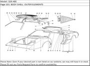 328 ABS Page 101  BODY SHELL  OUTER ELEMENTS