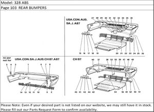 328 ABS Page 103  REAR BUMPERS