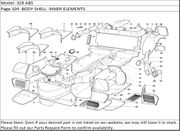 328 ABS Page 104  BODY SHELL  INNER ELEMENTS