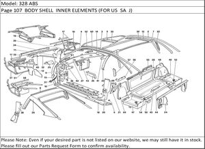 328 ABS Page 107  BODY SHELL  INNER ELEMENTS (FOR US  SA  J)