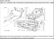 328 ABS Page 111  LUGGAGE AND PASSENGER COMPARTMENT INSULATION (FOR CH87  CH88)