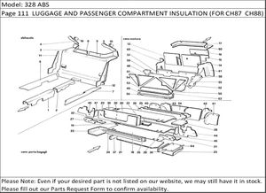 328 ABS Page 111  LUGGAGE AND PASSENGER COMPARTMENT INSULATION (FOR CH87  CH88)