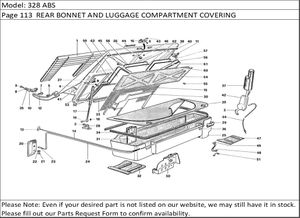 328 ABS Page 113  REAR BONNET AND LUGGAGE COMPARTMENT COVERING