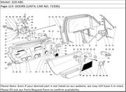 328 ABS Page 114  DOORS (UNTIL CAR NO. 71595)