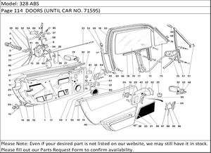 328 ABS Page 114  DOORS (UNTIL CAR NO. 71595)