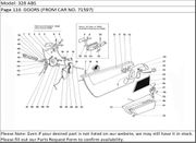 328 ABS Page 116  DOORS (FROM CAR NO. 71597)