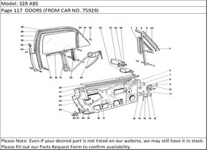 328 ABS Page 117  DOORS (FROM CAR NO. 75929)