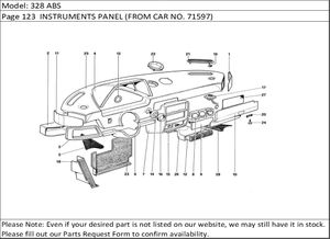 328 ABS Page 123  INSTRUMENTS PANEL (FROM CAR NO. 71597)