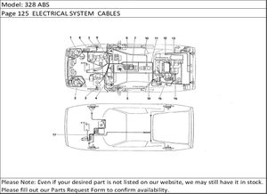 328 ABS Page 125  ELECTRICAL SYSTEM  CABLES