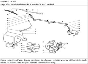328 ABS Page 129  WINDSHIELD WIPER, WASHER AND HORNS