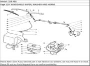 328 ABS Page 129  WINDSHIELD WIPER, WASHER AND HORNS