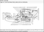 328 ABS Page 14  FUEL DISTRIBUTORS LINES (FOR US VERSION)