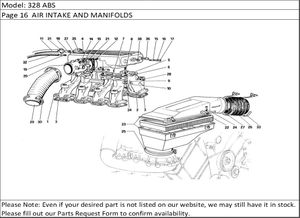 328 ABS Page 16  AIR INTAKE AND MANIFOLDS