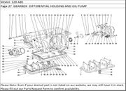 328 ABS Page 27  GEARBOX  DIFFERENTIAL HOUSING AND OIL PUMP