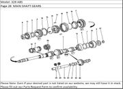 328 ABS Page 28  MAIN SHAFT GEARS