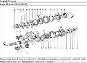 328 ABS Page 29  LAY SHAFT GEARS
