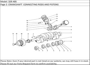 328 ABS Page 3  CRANKSHAFT  CONNECTING RODS AND PISTONS