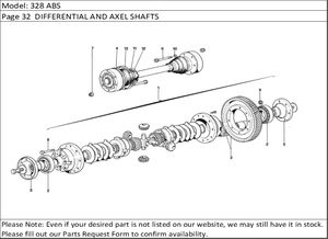 328 ABS Page 32  DIFFERENTIAL AND AXEL SHAFTS