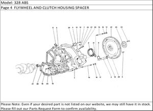 328 ABS Page 4  FLYWHEEL AND CLUTCH HOUSING SPACER