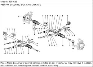 328 ABS Page 40  STEERING BOX AND LINKAGE