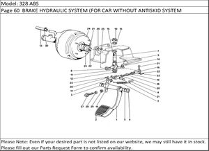 328 ABS Page 60  BRAKE HYDRAULIC SYSTEM (FOR CAR WITHOUT ANTISKID SYSTEM  VARIANTS FOR RHD VERSION)