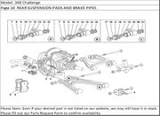 348 Challenge Page 10  REAR SUSPENSION PADS AND BRAKE PIPES