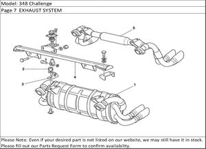 348 Challenge Page 7  EXHAUST SYSTEM