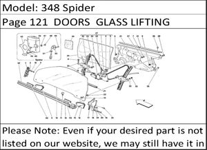 348 Spider Page 121  DOORS  GLASS LIFTING DEVICE