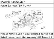 348 Spider Page 23  WATER PUMP