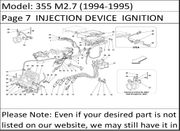 355 M2.7 (1994-1995) Page 7  INJECTION DEVICE  IGNITION