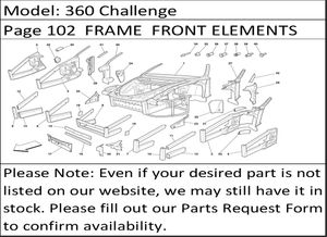 360 Challenge Page 102  FRAME  FRONT ELEMENTS STRUCTURES AND PLATES
