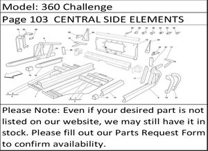 360 Challenge Page 103  CENTRAL SIDE ELEMENTS AND PLATES