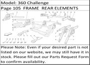360 Challenge Page 105  FRAME  REAR ELEMENTS SUBGROUPS