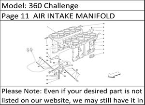 360 Challenge Page 11  AIR INTAKE MANIFOLD