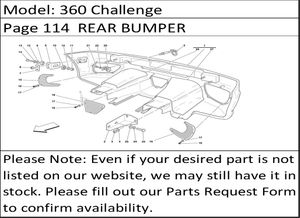360 Challenge Page 114  REAR BUMPER