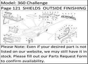 360 Challenge Page 121  SHIELDS  OUTSIDE FINISHING